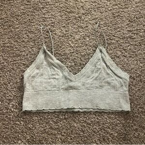Gray Women's Spaghetti Strap Top